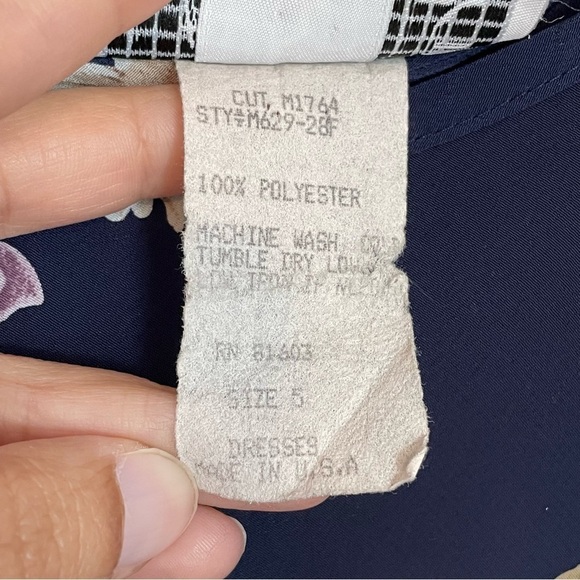 Vintage La Belle Floral Maxi Long Slip Dress - Picture 6 of 6